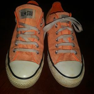 Faded orange allstar converse